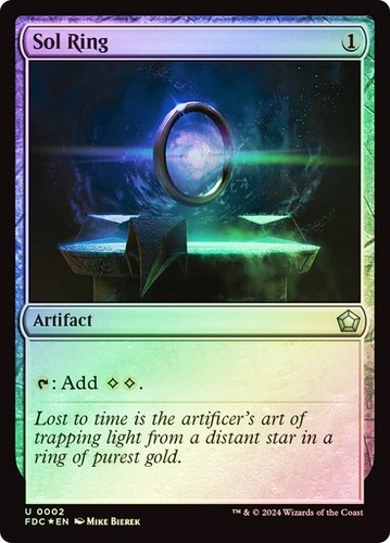 Sol ring foil - nm, mtg