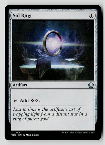 Sol ring 286 - sol, uncommon