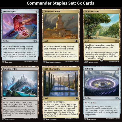 Commander staples cards - staples,
