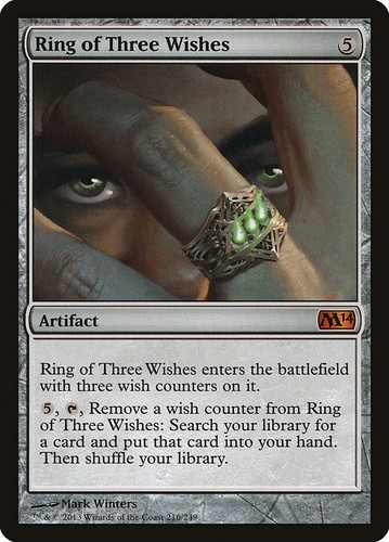 Ring three wishes magic - ring,