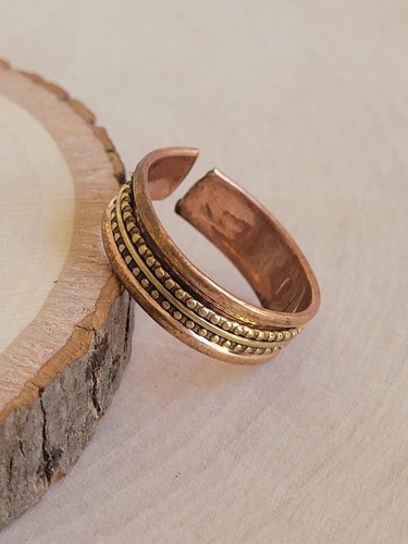 Copper tibetan adjustable - adjustable, ring