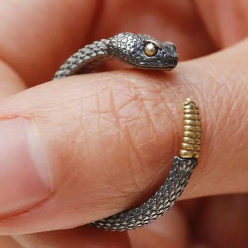 Rattle snake open - rattle, jewelry