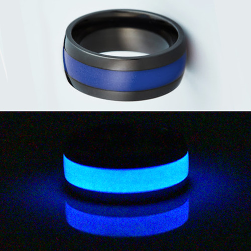 Black titanium ring - ring, unisex