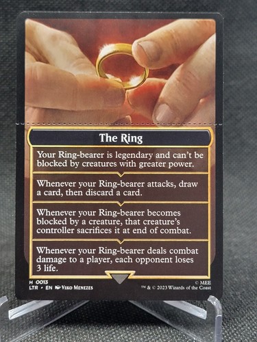 The ring helper card - the,